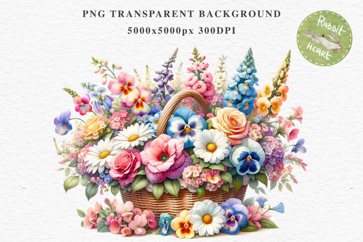 Transparent Background Flower Clipart Image 16
