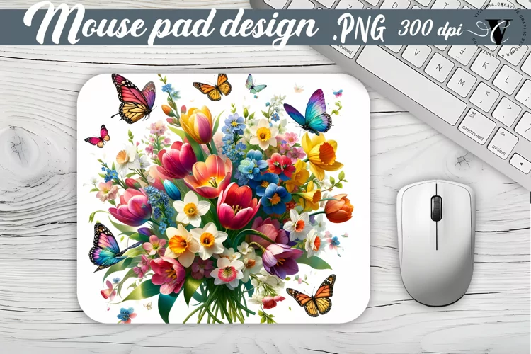 Mouse Pad | Spring flowers