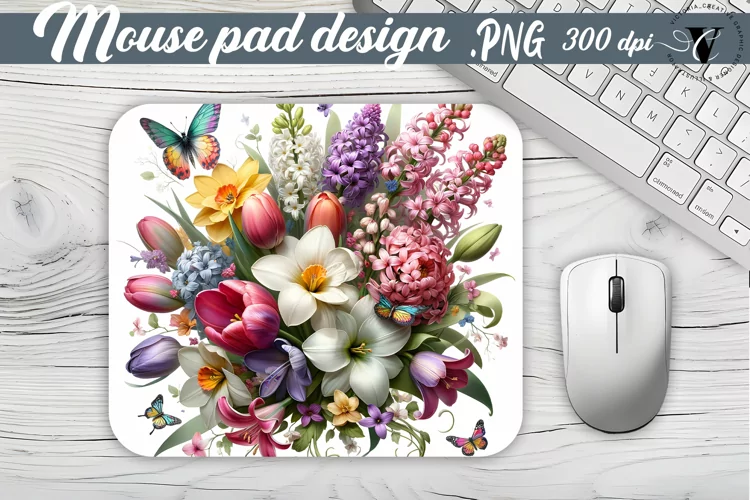 Mouse Pad | Spring flowers
