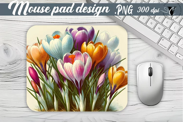 Mouse Pad | Spring flowers
