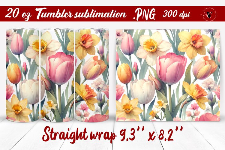 20 Oz Sublimation Tumbler Wrap Image 22