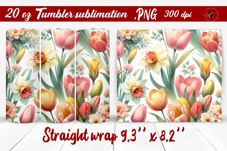 20 Oz Sublimation Tumbler Wrap Image 18