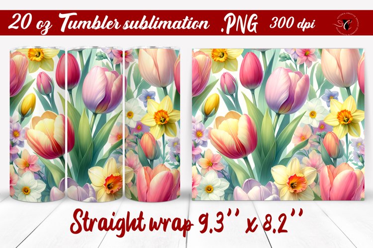 20 Oz Sublimation Tumbler Wrap Image 2