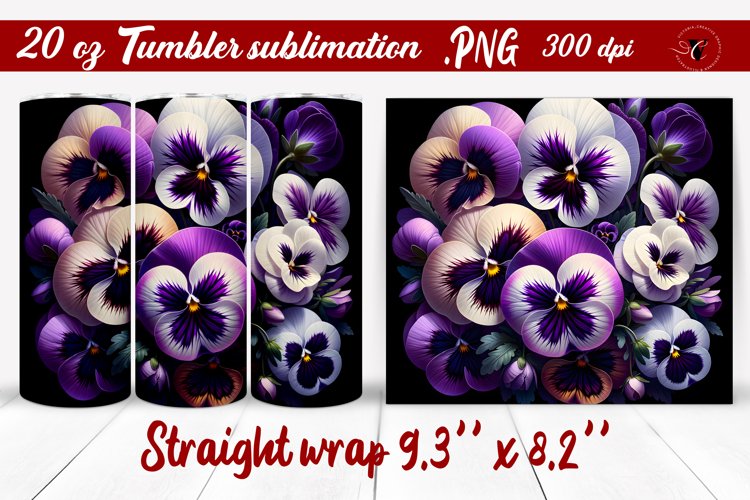 Tumbler wrap | Spring flowers