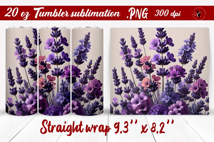 Tumbler wrap | Spring flowers