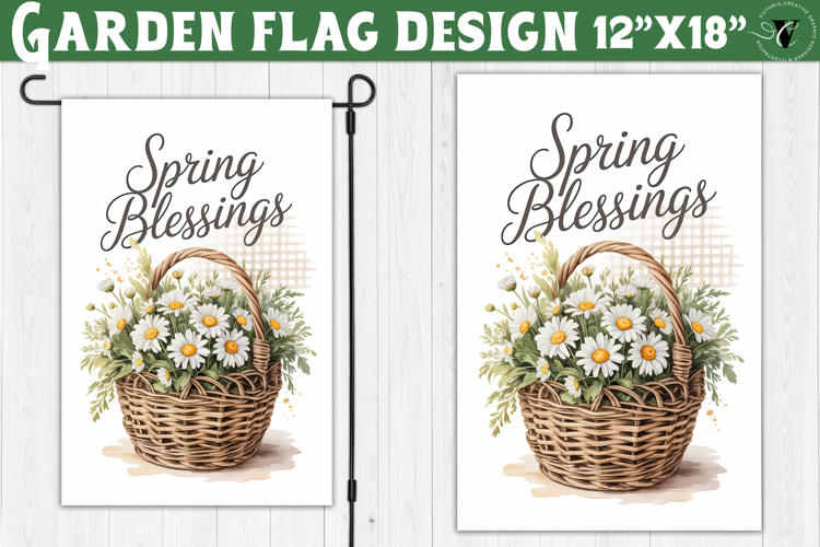 Garden Flag Sublimation Designs Image 2