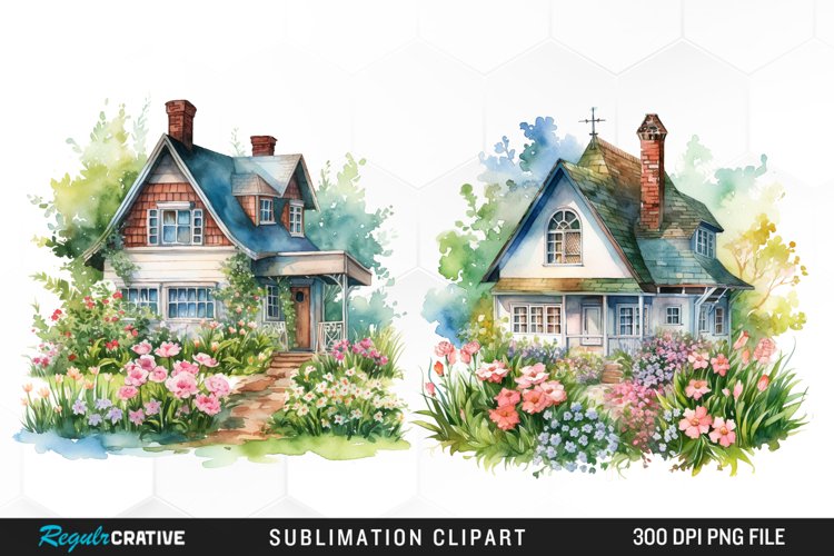 Spring Watercolor Clipart Image 12