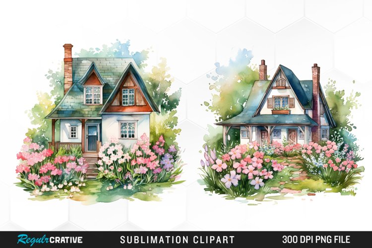 Spring Watercolor Clipart Image 7