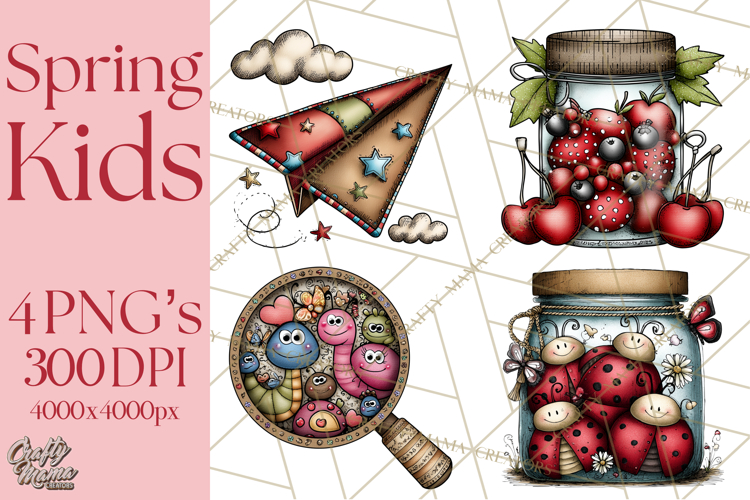 Spring Kids Clipart Playing Outdoors, Summer Children Png