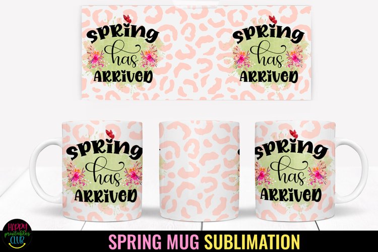 Spring Mug Wrap Sublimation I Spring Mugs PNG I Mug Wraps