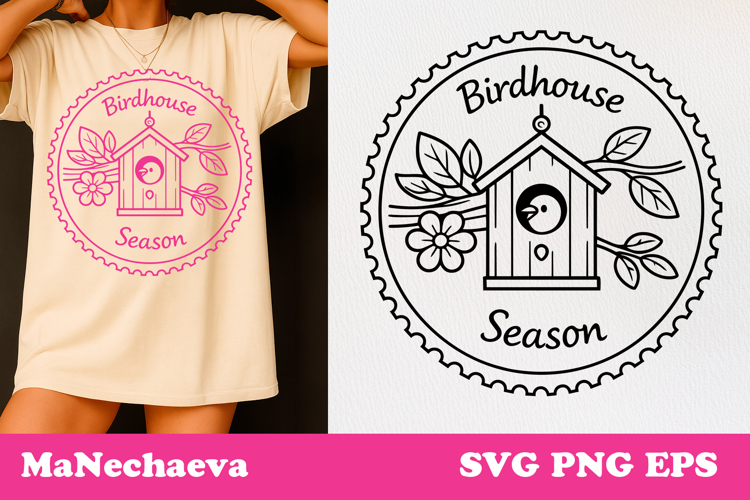 Spring Postal Stamp SVG | Vintage Floral Sublimation