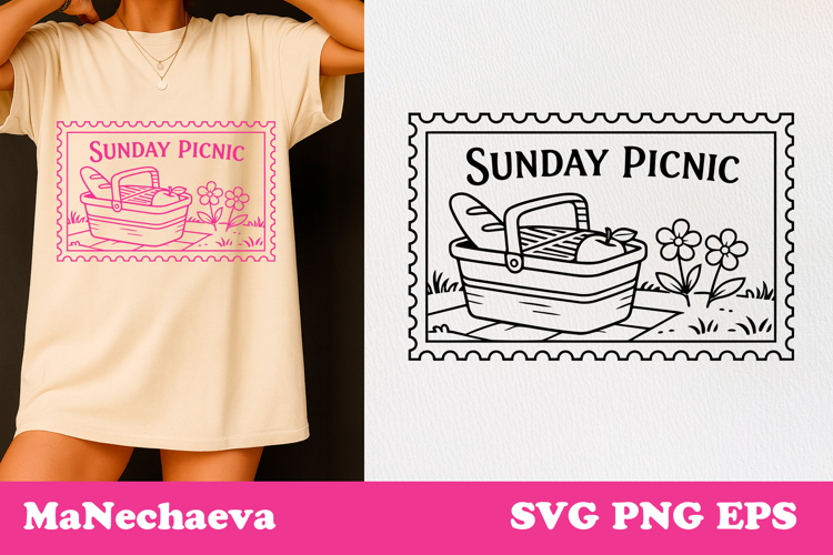 Spring Postal Stamp SVG | Vintage Floral Sublimation
