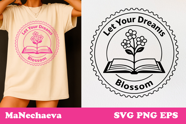 Spring Postal Stamp SVG | Inspirational Quote Sublimation