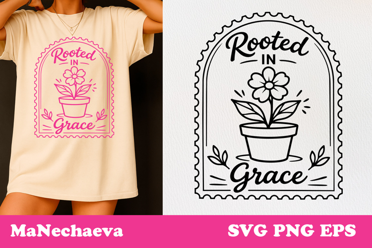 Spring Postal Stamp SVG | Motivational Quote Sublimation