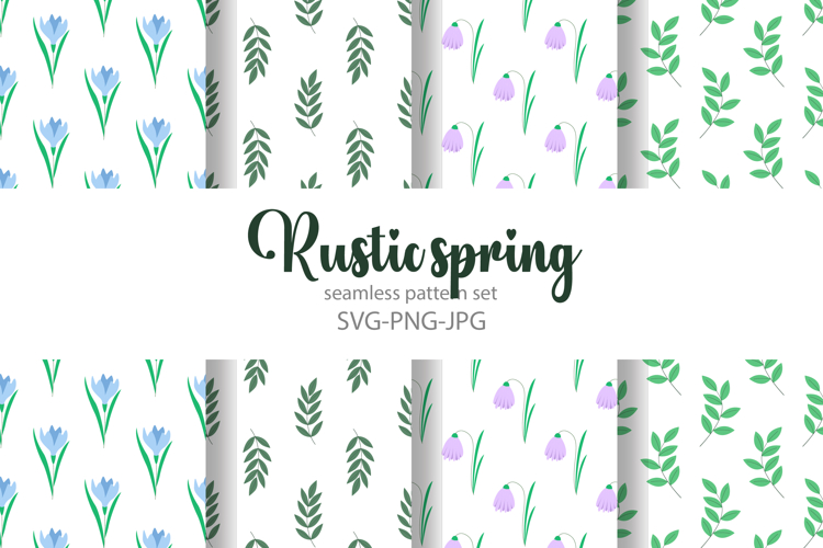 Rustic spring prints | seamless pattern|digital paper