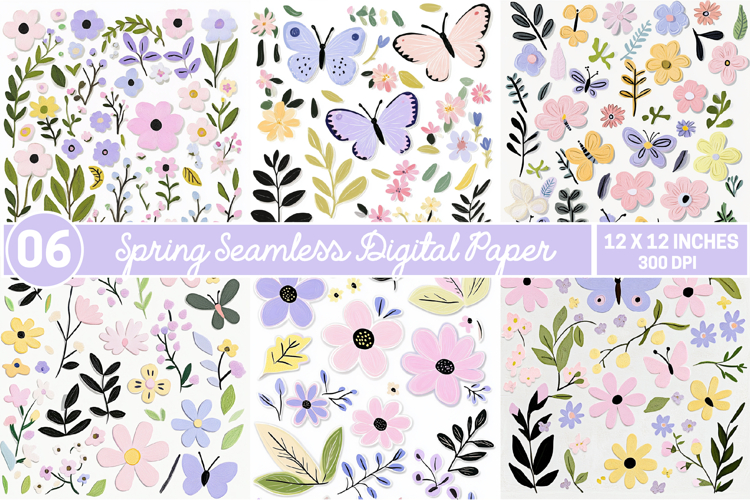 Spring Seamless Digital Paper