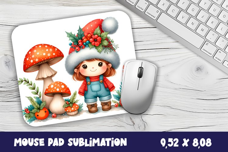 Mouse pad sublimation, Gnomes mouse pad