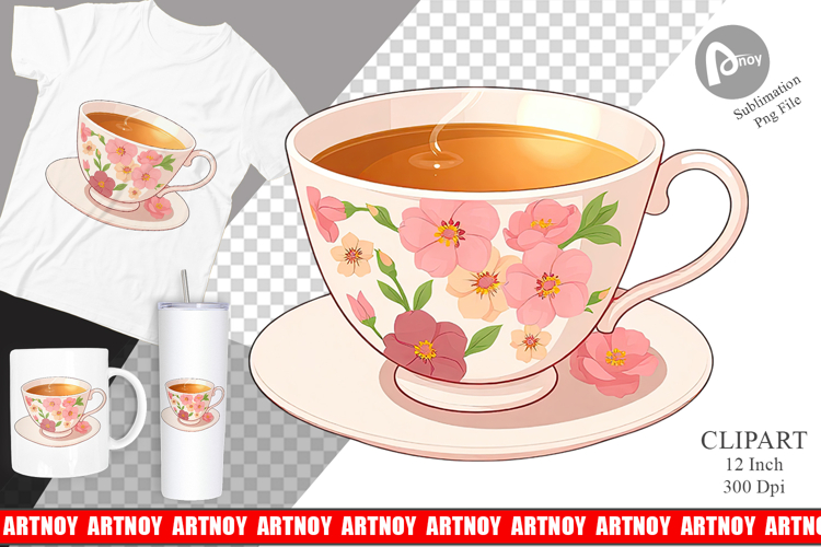 Spring Tea Clipart
