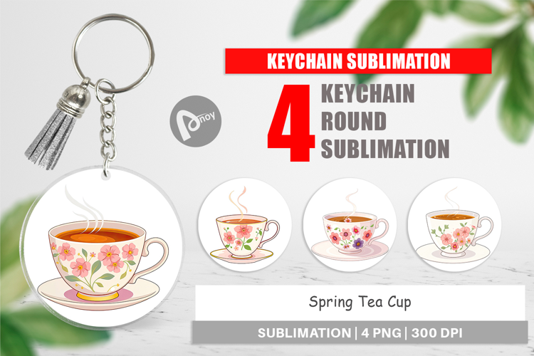 Keychain Spring Tea