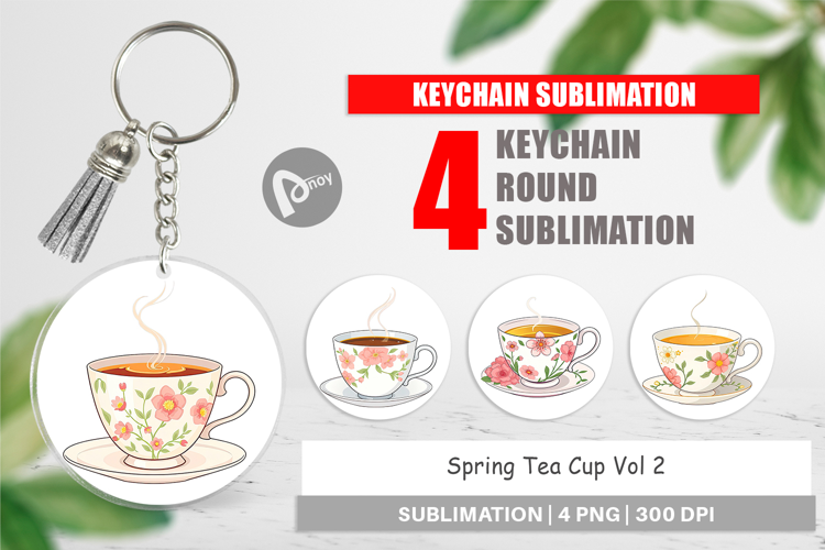 Keychain Spring Tea