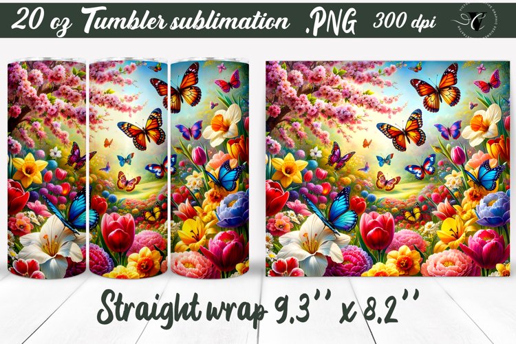 20 Oz Sublimation Tumbler Wrap Image 12