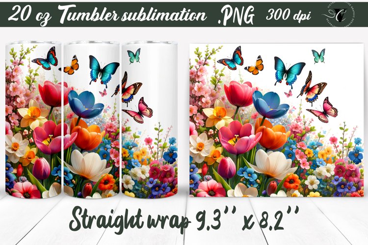 Tumbler wrap | Spring sublimation