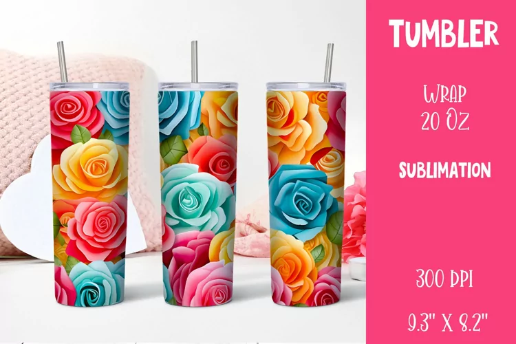 Tumbler design | spring tumbler sublimation