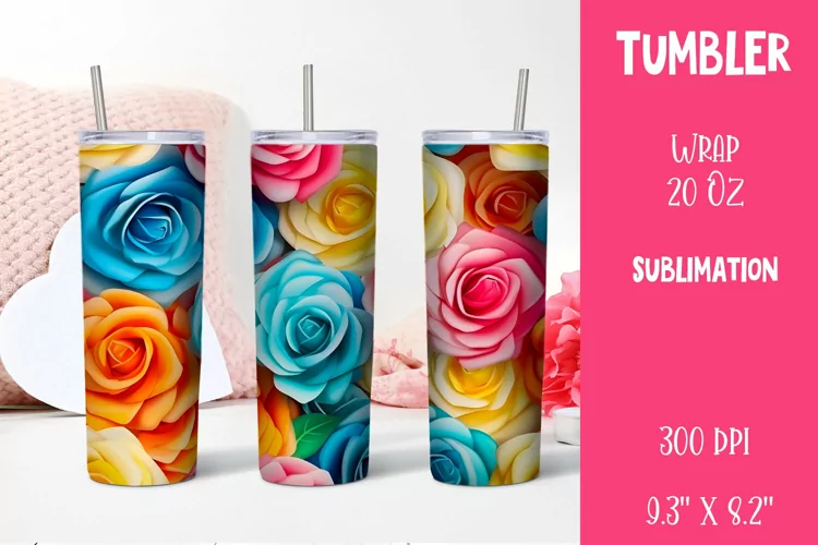 Tumbler design | spring tumbler sublimation