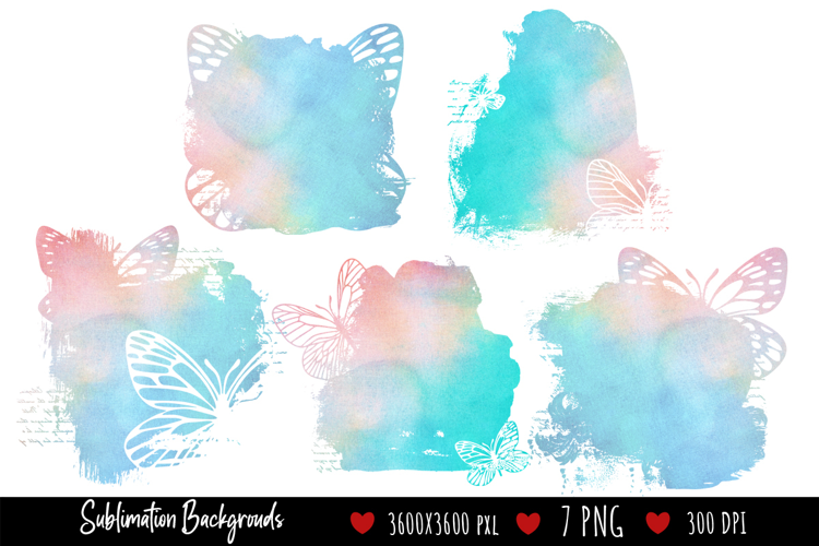 Modern Colorful Sublimation Backgrounds