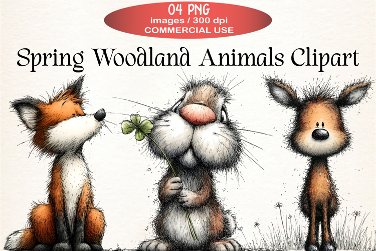 Woodland Animals Clipart Image 19