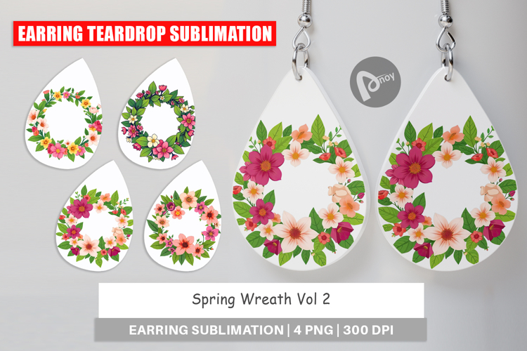 Earring Spring Wreath
