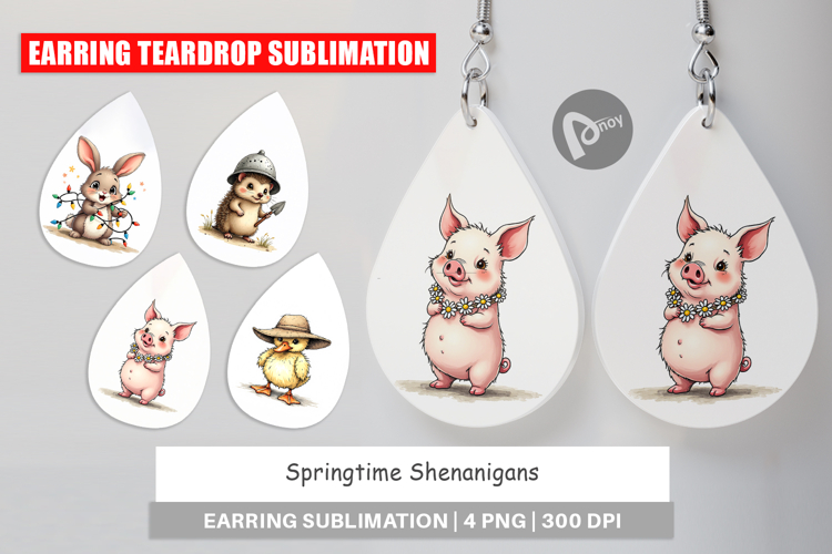 Springtime Shenanigans Earring
