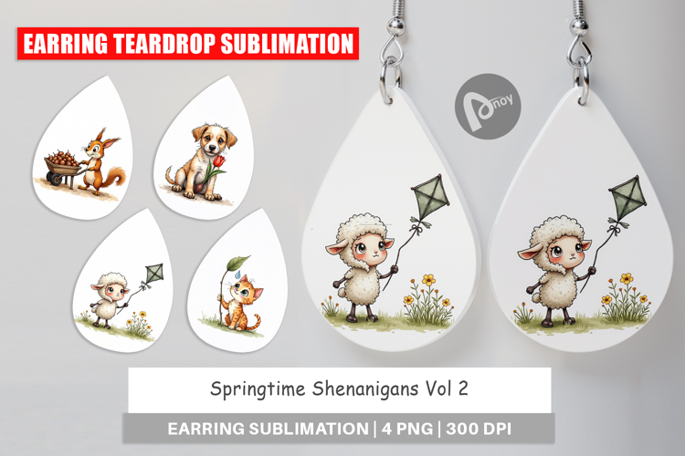 Springtime Shenanigans Earring