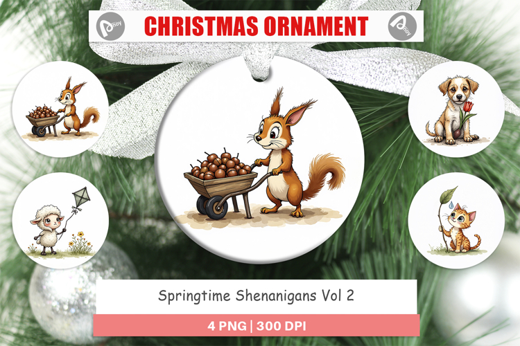 Springtime Shenanigans Ornament