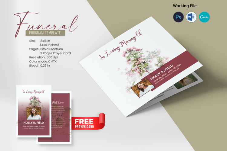 Funeral Brochure Template Image 19
