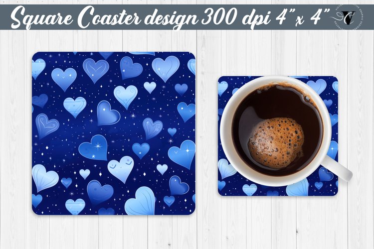 Blue Heart Clipart Image 12