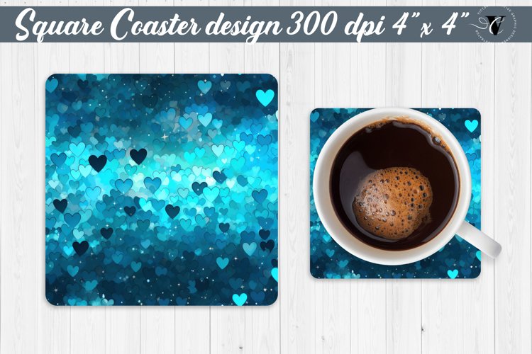 Blue Heart Clipart Image 23
