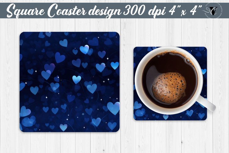 Blue Heart Clipart Image 22