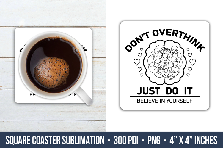 Mental Health Square Coaster | Square Coaster