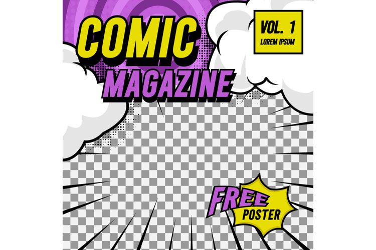 Comic Book Clipart Image 5
