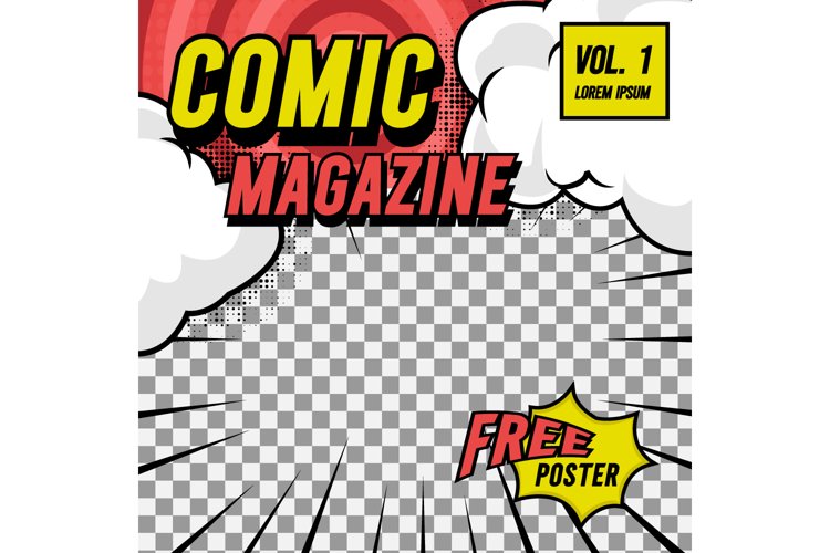 Comic Book Clipart Image 12