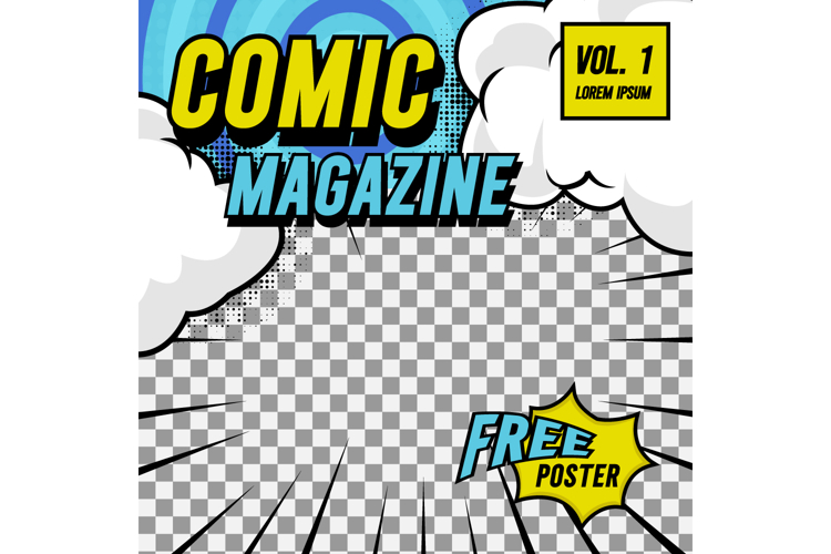Comic Book Clipart Image 23