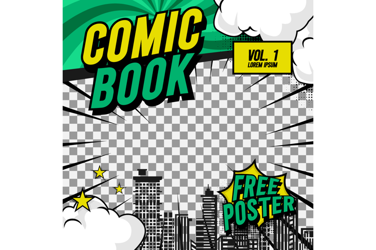 Comic Book Clipart Image 22