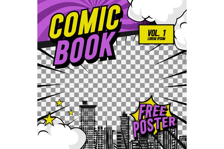 Comic Book Clipart Image 14