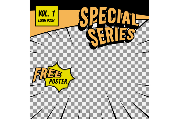 Comic Book Clipart Image 24