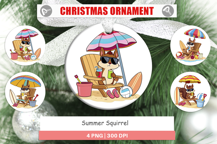 Ornament Summer Squirrel