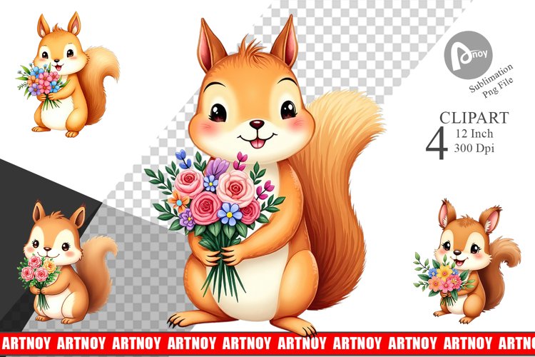 Squirrel Clipart Image 8