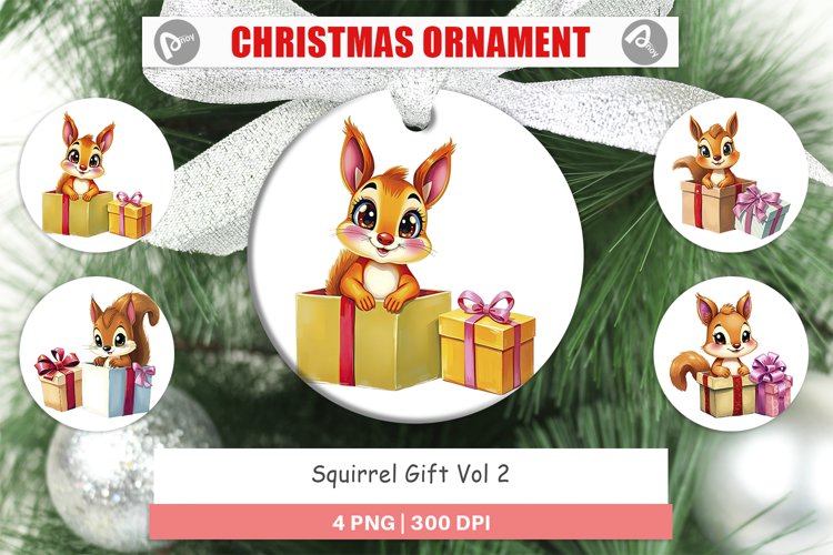 Ornament Squirrel Gift