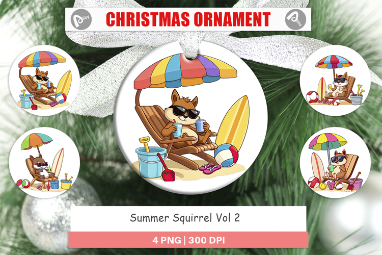 Ornament Summer Squirrel