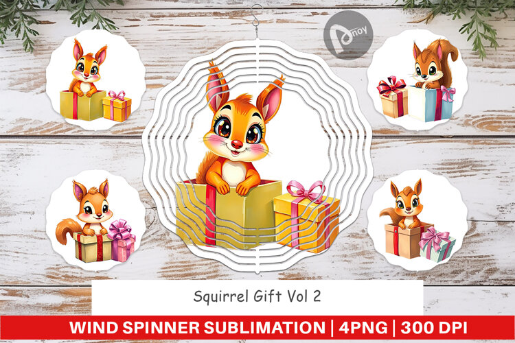 Wind Spinner Squirrel Gift example image 1